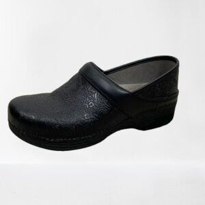 Dansko Women's Leather Professional Сlogs XP 2.0 Tooled in Black EU 40/US 9.5-10